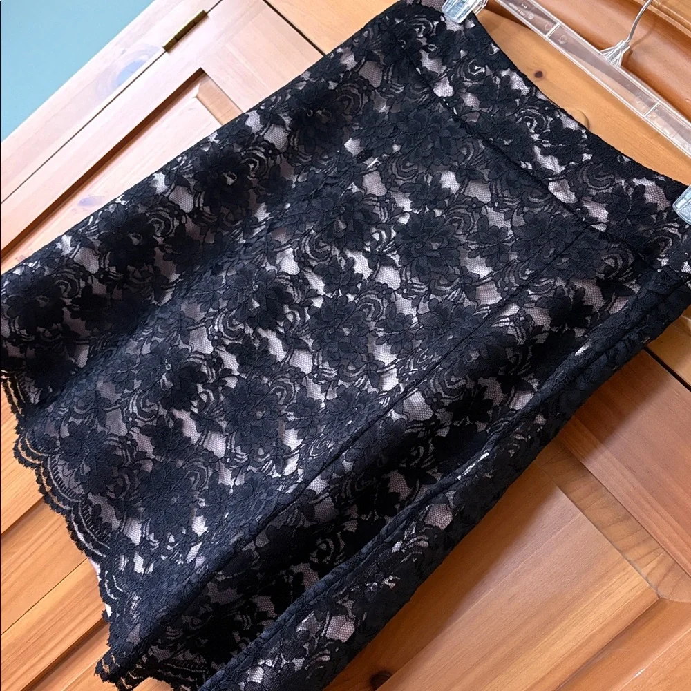 🌟HP🌟VTG Axcess Liz Claiborne A-Line Lace Skirt - Picture 3 of 10